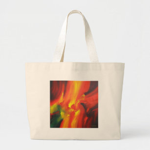 Abstract Expressionism Painting Large Tote Bag