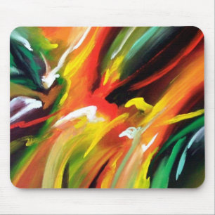 Abstract Expressionism Painting Mouse Pad
