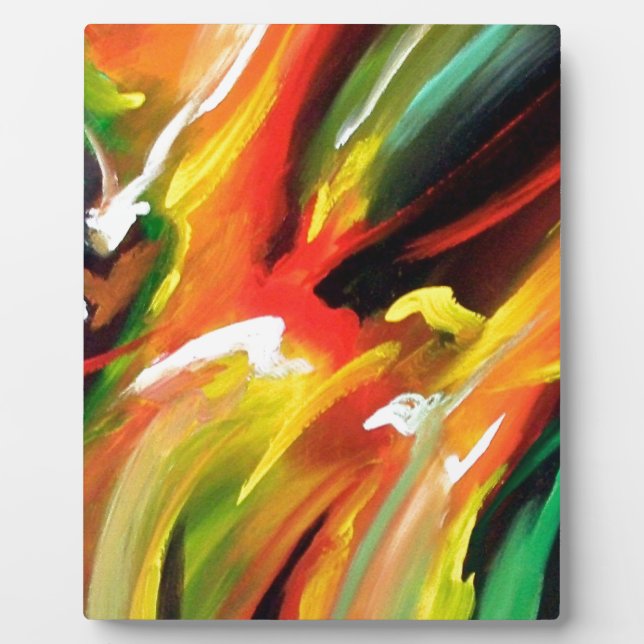 Abstract Expressionism Painting Plaque (Front)