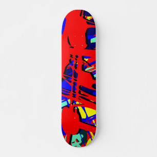 Abstract Expressionist 03 Skateboard