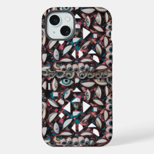 Abstract Eye Geometric Art – Modern Surreal Apple iPhone 15 Plus Case