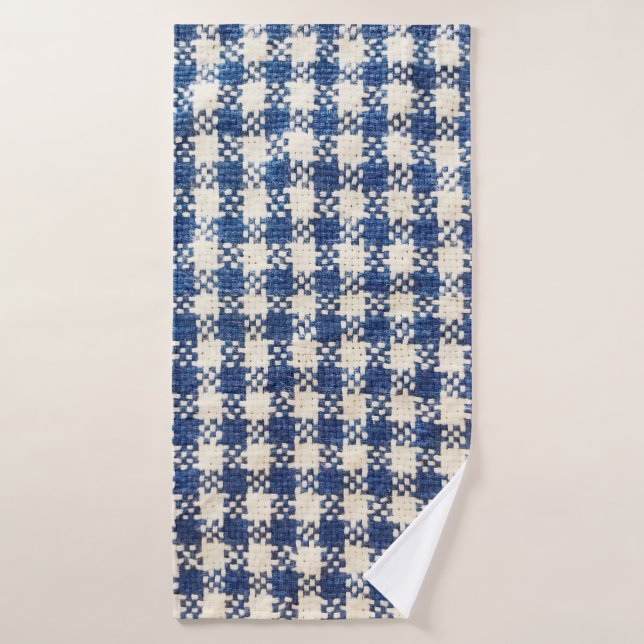 Abstract fabric pattern texture background bath towel (Bath Towel)