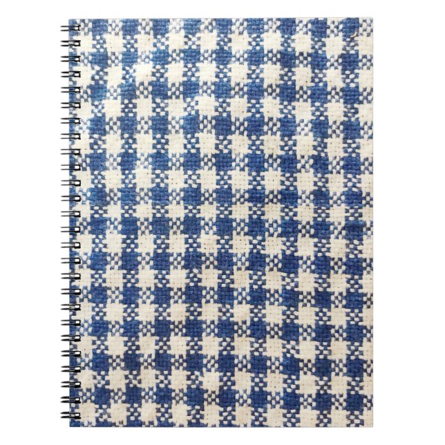 Abstract fabric pattern texture background notebook (Front)