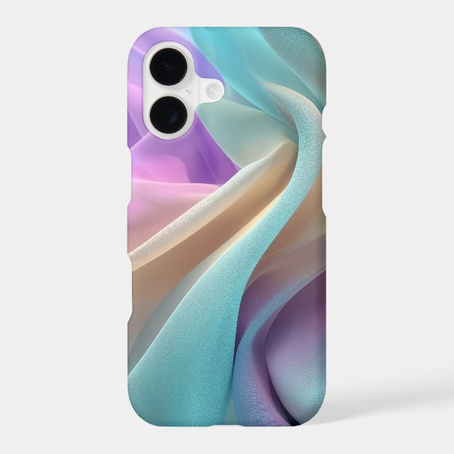 Abstract Fabric Texture in Pastel Tones (Back)