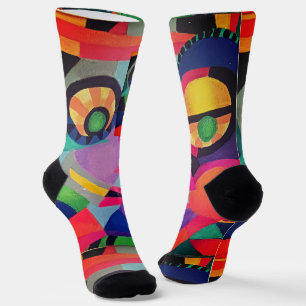 Abstract Face #1 Socks