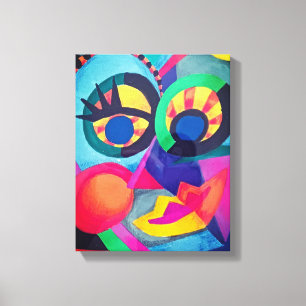 Abstract Face #2 Canvas Print