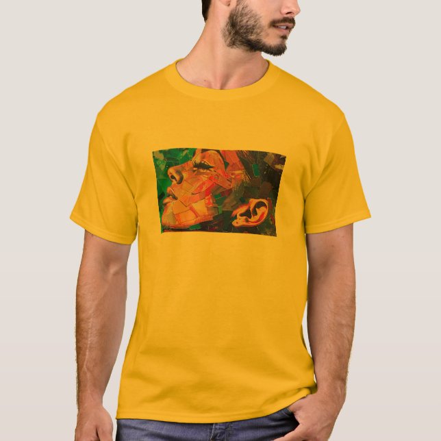 Abstract Face Art Men's T-Shirt  (Front)