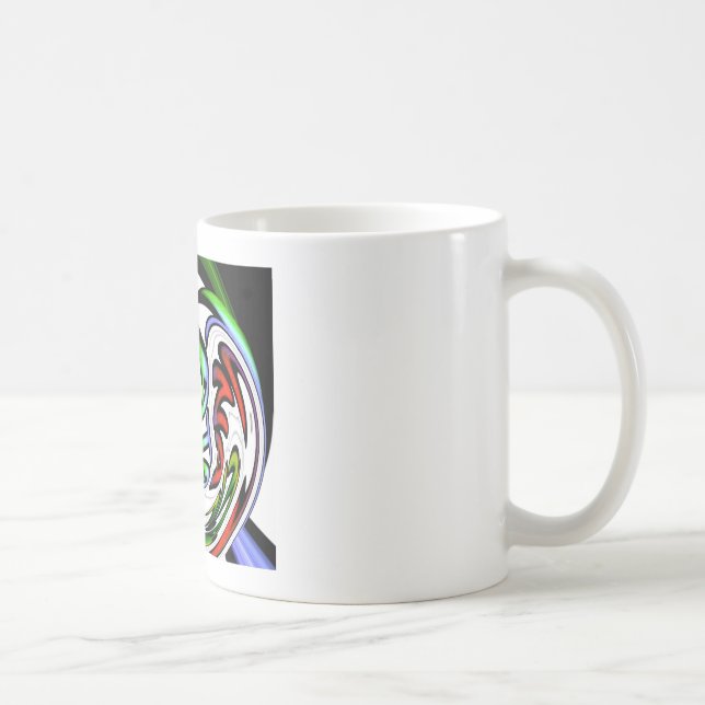 Abstract Face Hakuna Matata Art Print Coffee Mug (Right)