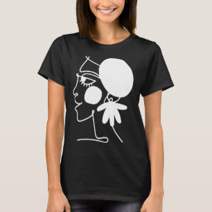 Abstract Face One Line Women Men Kids Boys Girls T T-Shirt