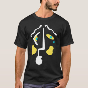 Abstract Face One Line Women Men Kids Boys Girls T T-Shirt