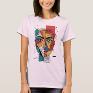 abstract face T-Shirt