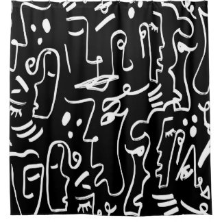 Abstract Faces Masks: Geometric Pattern