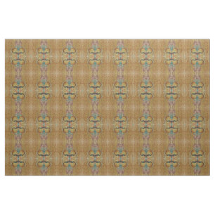 Abstract Facial Nose Design Fabric