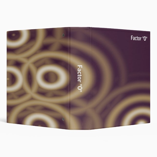 Abstract - Factor "O" (1.5in) Binder (Background)