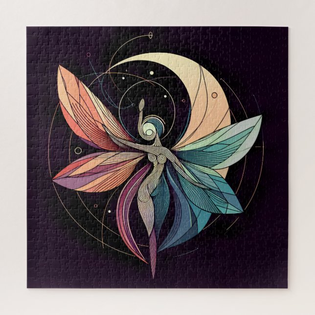 Abstract Fairy Art Puzzle (Vertical)