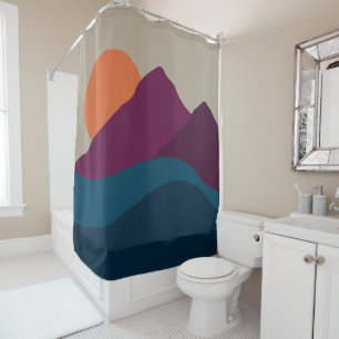 Abstract Fall Autumn Mountain Landscape Sunset 