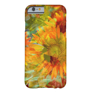 Abstract Fall Colour Flowers Barely There iPhone 6 Case