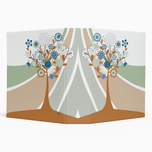 Abstract Family Tree Genealogy Binder (Background)