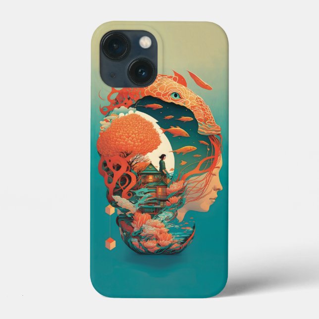 Abstract Fantasies World of Impossible Objects Case-Mate iPhone Case (Back)