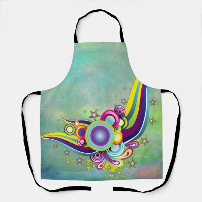 Abstract Fantasy All-Over-Print Tank Top Apron (Front)