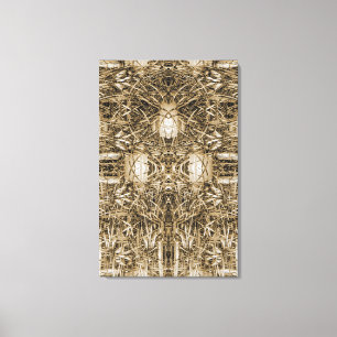 Abstract fantasy construction canvas print
