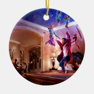 Abstract Fantasy Peter Pan Celebration Ceramic Ornament
