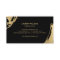 Abstract Faux Gold Brushstrokes on White