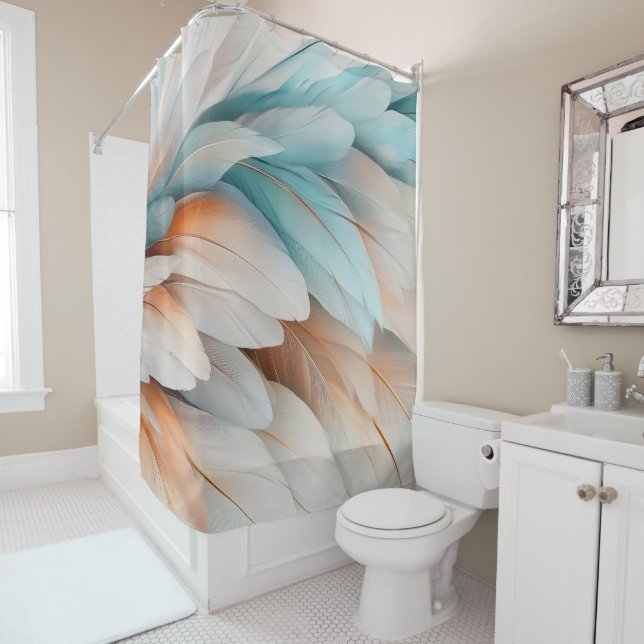 Abstract Feather Flow – Soft Elegance (In Situ)