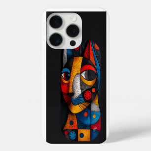 Abstract Feline Masterpiece - Colourful Cat Art  iPhone 15 Pro Case