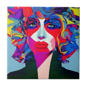 Abstract Female Tile