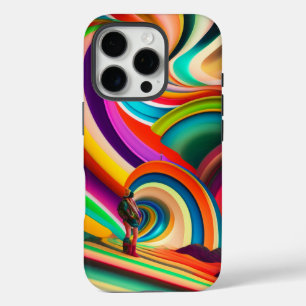 Abstract Festival-Inspired – Bonnaroo Modern Art iPhone 16 Pro Case