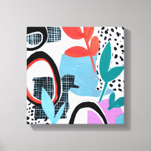Abstract Field Trip Canvas Print