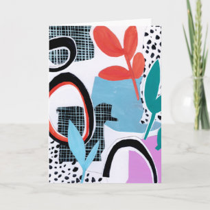 Abstract Field Trip Card