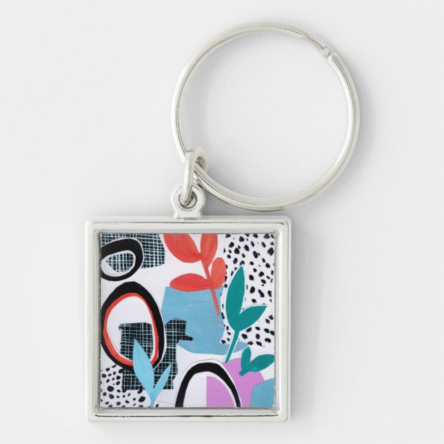Abstract Field Trip Keychain (Front)