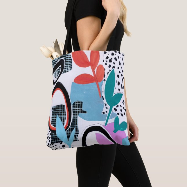 Abstract Field Trip Tote Bag (Close Up)