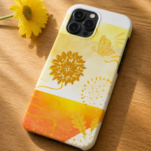 Abstract Fields of Gold iPhone 13 Pro Max Case