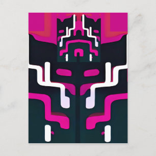 Abstract Fiend - Ken Gauge Art Postcard