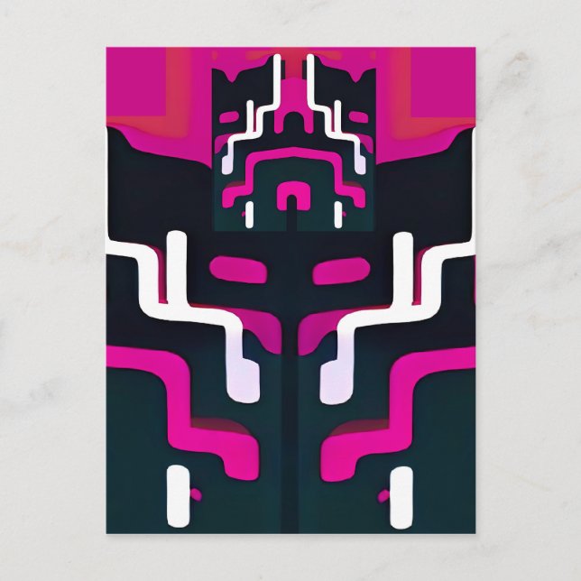 Abstract Fiend - Ken Gauge Art Postcard (Front)