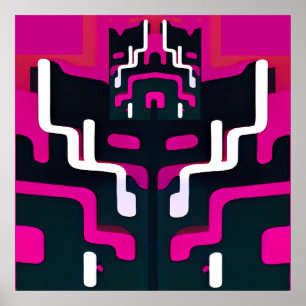 Abstract Fiend - Ken Gauge Art Poster