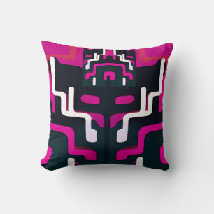 Abstract Fiend - Ken Gauge Art Throw Pillow