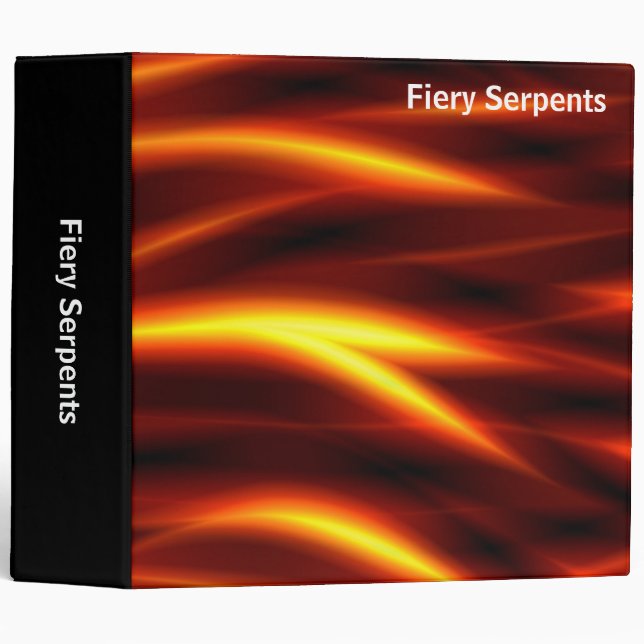 Abstract - Fiery Serpents  (2.0in) Binder (Front/Spine)