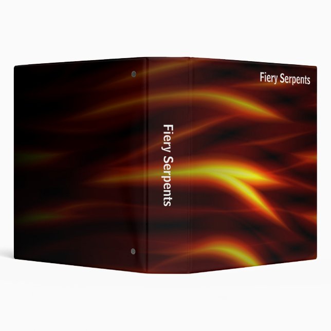 Abstract - Fiery Serpents II (1.5in) Binder (Background)