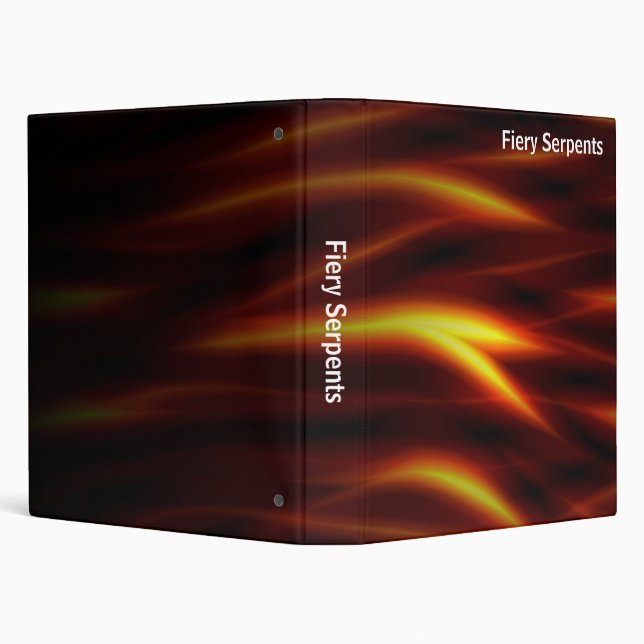 Abstract - Fiery Serpents II (1in) Binder (Background)