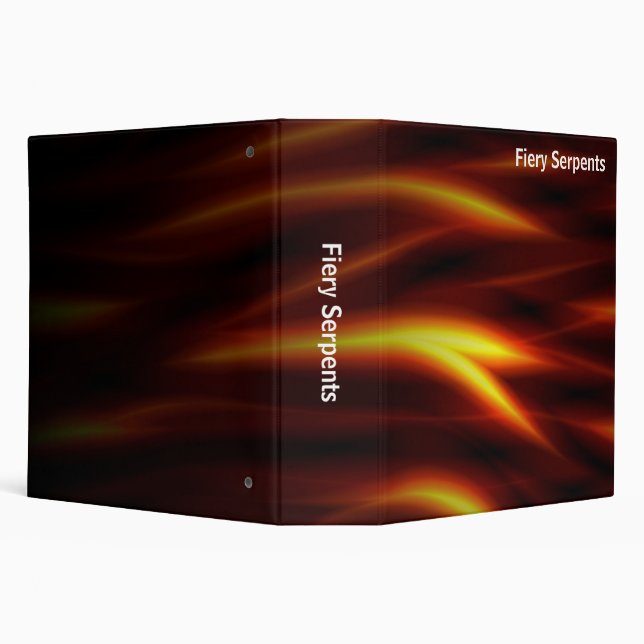 Abstract - Fiery Serpents II (2.0in) Binder (Background)