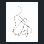 Abstract Figure 2 Poster<br><div class="desc">Abstract Female Figure Line Drawing</div>