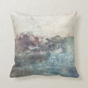 Abstract "Find My Direction Magnetically" Pillow