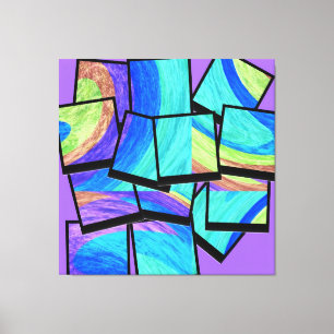 Abstract fine art painting 2 canvas print