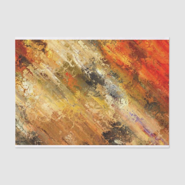 abstract fire and gold tissue paper (Front)
