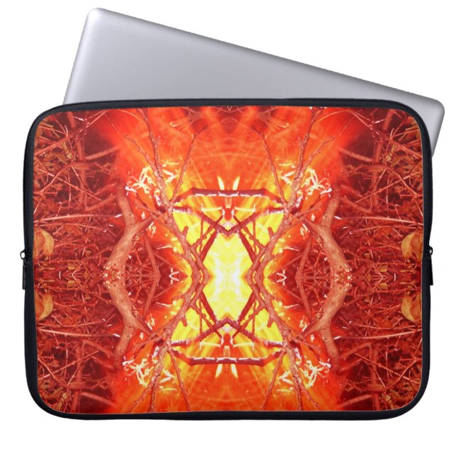 Abstract Fire Laptop Sleeve (Front)