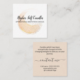 Abstract Fire Logo Soap And Candle Business Card